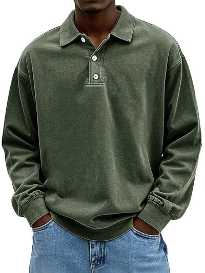Edgar™ | Elegant Long Sleeve Polo