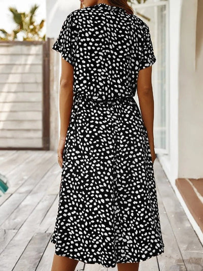 Ottilie™ | Printed V-Neck Dress