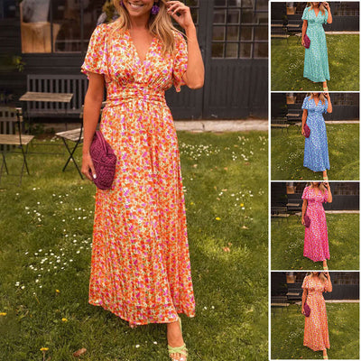 Emily™ | Classic V-Neck Dress