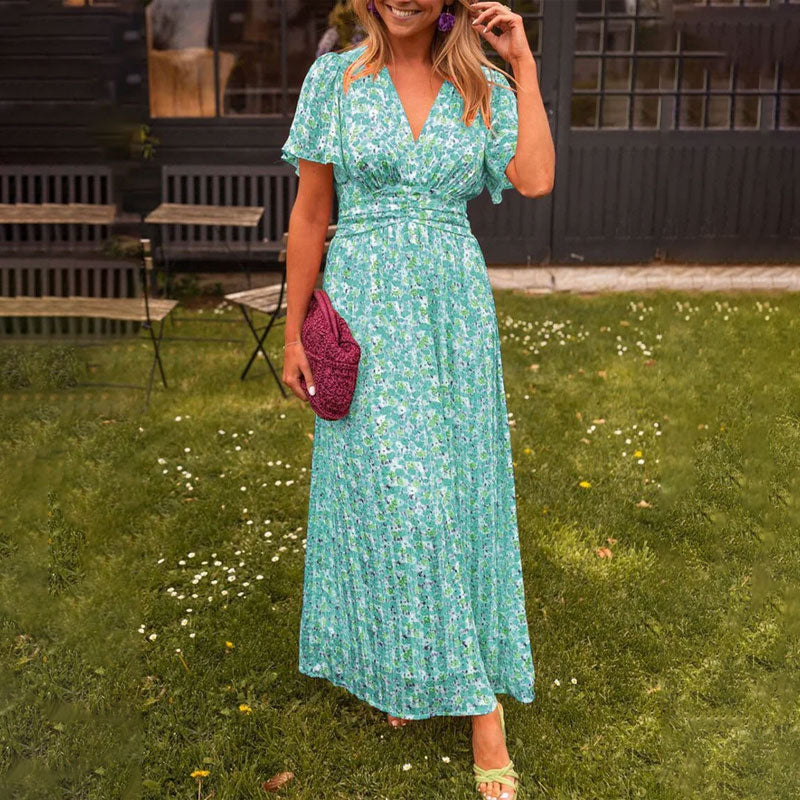 Emily™ | Classic V-Neck Dress