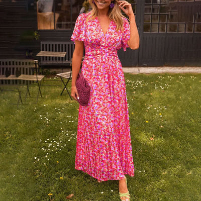 Emily™ | Classic V-Neck Dress