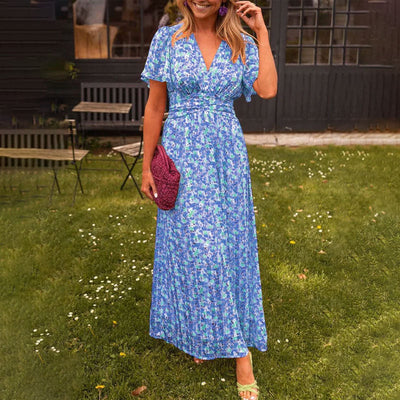 Emily™ | Classic V-Neck Dress