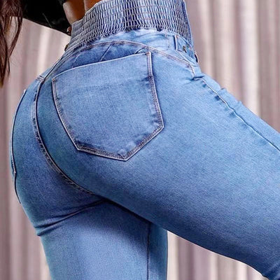 Faela™ | High-Waisted Flared Jeans