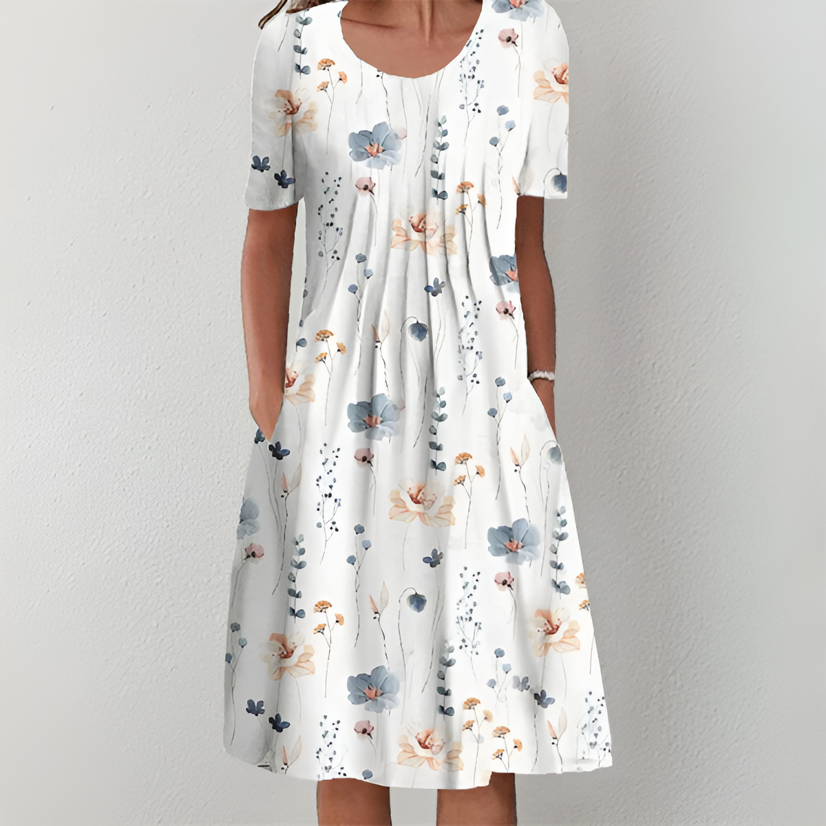 Heather™ | Classic Floral Dress